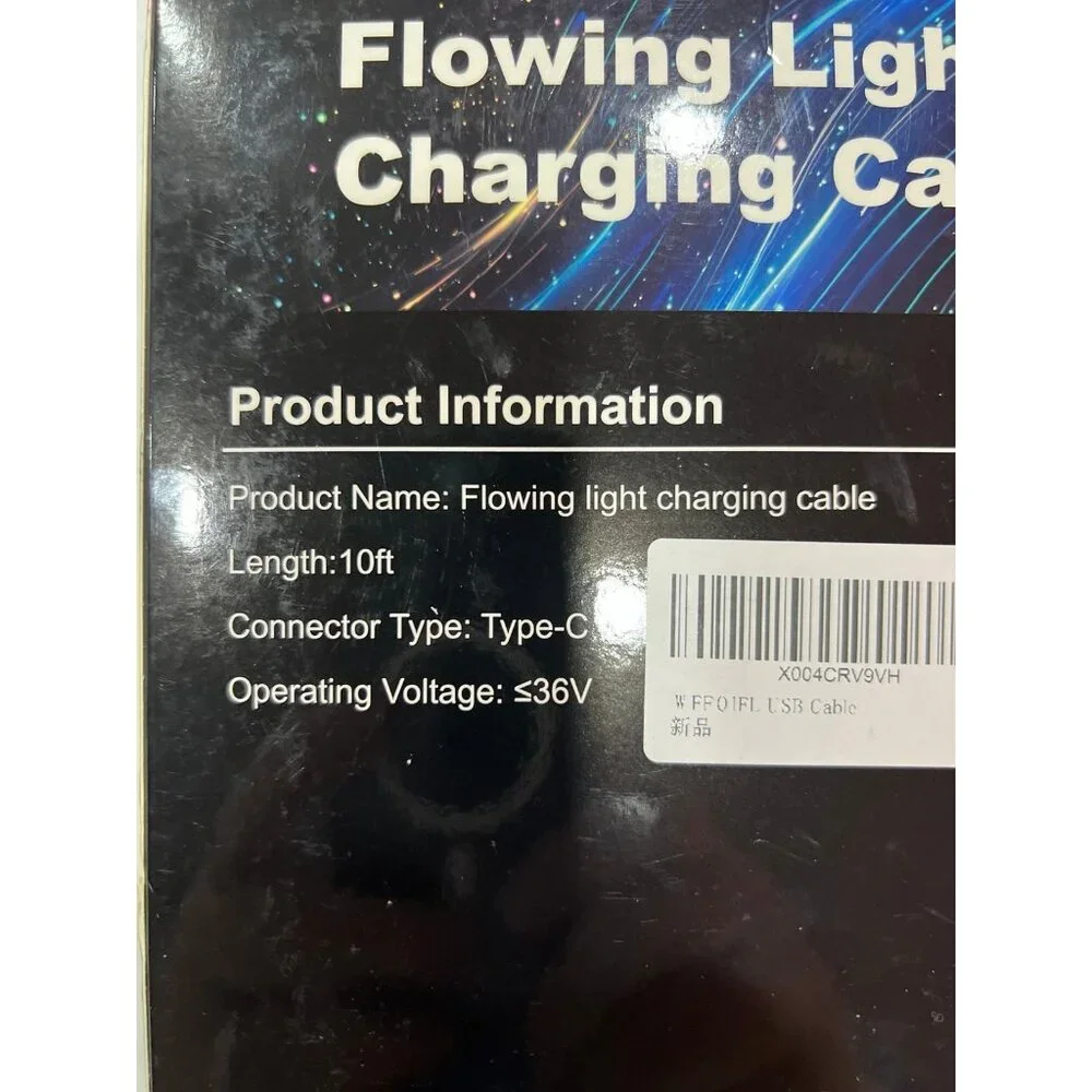 Flowing Light Charging cables
